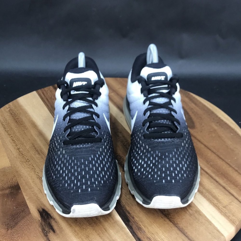Nike Air Max Gradient Black White Athletic Shoes - Picture 2 of 6